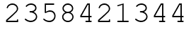 Число 2358421344.