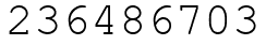 Число 236486703.