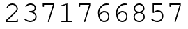 Число 2371766857.