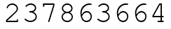 Число 237863664.