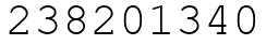 Число 238201340.