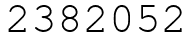 Число 2382052.
