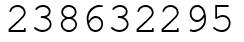 Число 238632295.