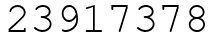 Число 23917378.