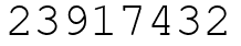 Число 23917432.