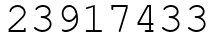 Число 23917433.