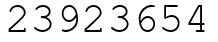 Число 23923654.