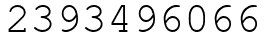 Число 2393496066.