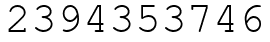 Число 2394353746.