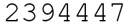Число 2394447.
