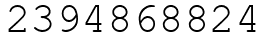 Число 2394868824.