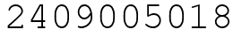 Число 2409005018.
