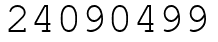 Число 24090499.