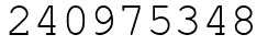 Число 240975348.
