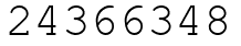 Число 24366348.
