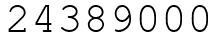 Число 24389000.