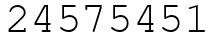 Число 24575451.
