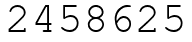 Число 2458625.