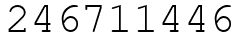 Число 246711446.