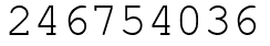 Число 246754036.