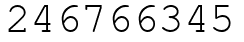 Число 246766345.