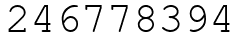 Число 246778394.