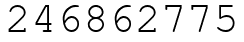 Число 246862775.