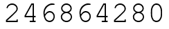 Число 246864280.