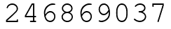 Число 246869037.