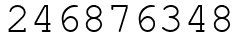 Число 246876348.