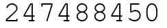 Число 247488450.