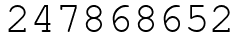 Число 247868652.