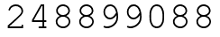 Число 248899088.