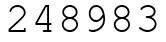 Число 248983.