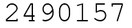 Число 2490157.