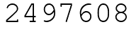 Число 2497608.
