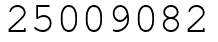Число 25009082.