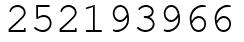Число 252193966.