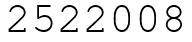 Число 2522008.