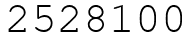 Число 2528100.