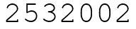 Число 2532002.