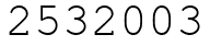Число 2532003.