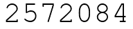 Число 2572084.