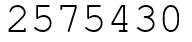 Число 2575430.