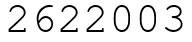 Число 2622003.