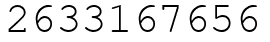 Число 2633167656.