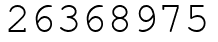 Число 26368975.