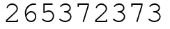 Число 265372373.