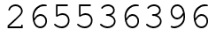 Число 265536396.