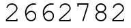 Число 2662782.
